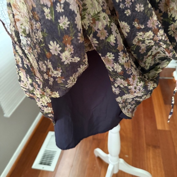 Madewell | Floral Faux Wrap Dress | Size XS - Picture 7 of 11